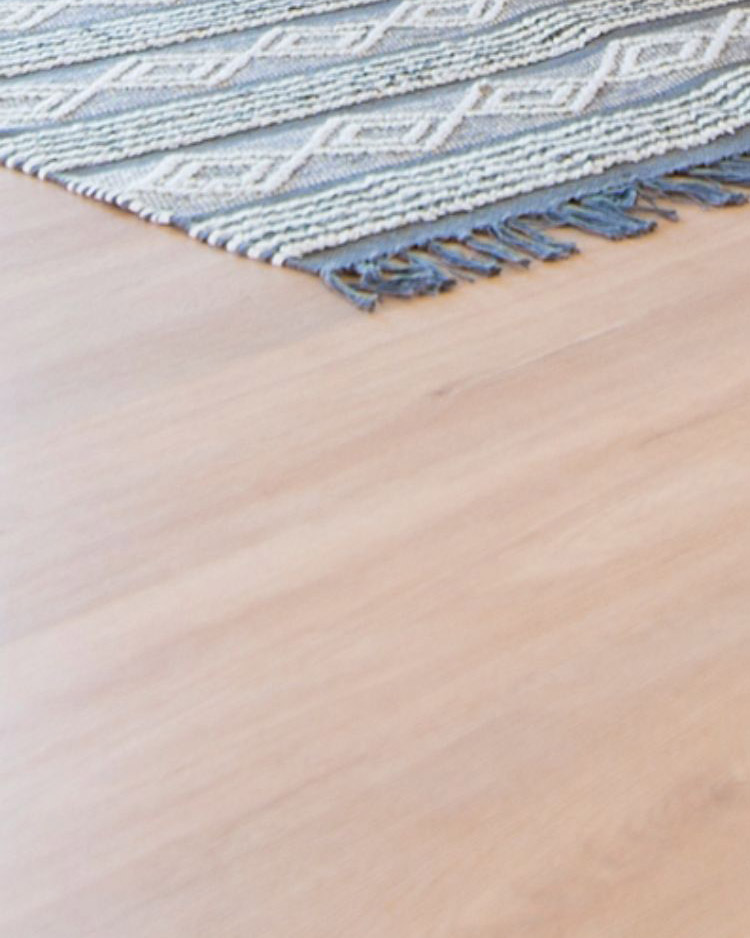 Installed laminate flooring in home